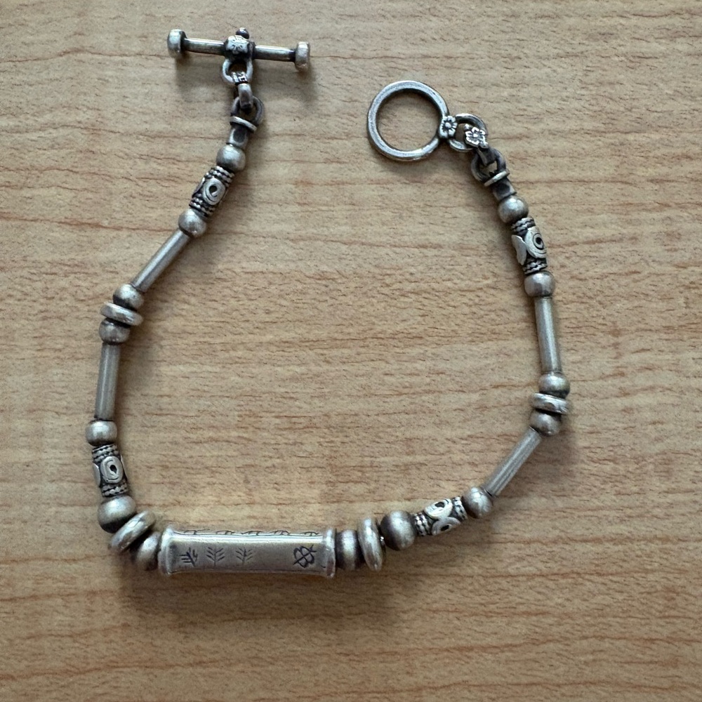 Silver Beaded Bracelet